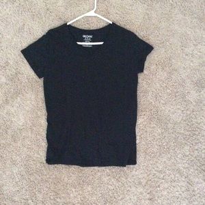 black t-shirt